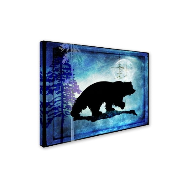 LightBoxJournal 'Midnight Bear' Canvas Art,24x32